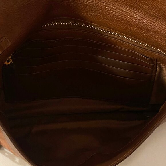 Marc Jacobs Quilted Brown Envelope Clutch Bag - Picture 6 of 10